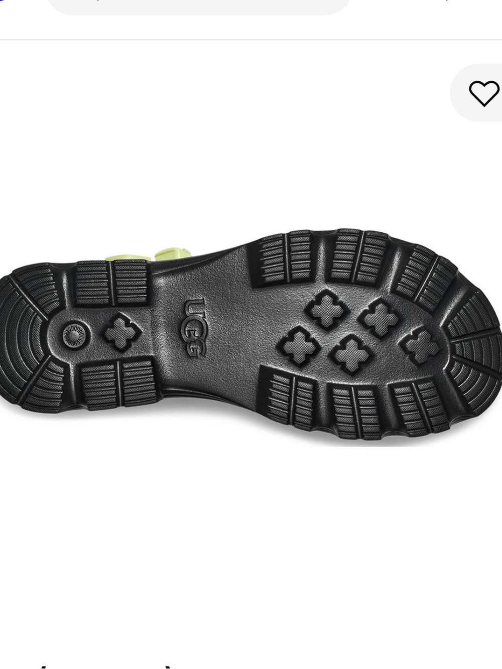 UGG Lime Green Platform Fisherman Sandals - Picture 8 of 8